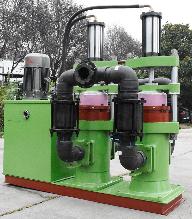 壓濾機節(jié)能進料泵，液壓陶瓷柱塞泥漿泵